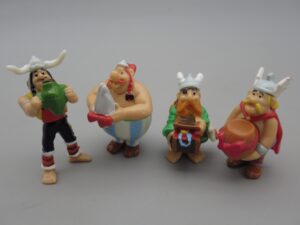 Astérix 50 ans - 4 figurines - Kinder DE