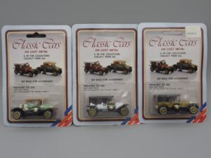 3 voitures Classic Cars Ford T 1910 et Prince Henry 1914