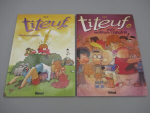 2 albums Titeuf n°2 et n°11 - Editions Glénat