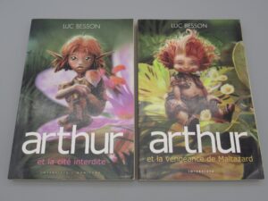 2 romans Arthur - Luc Besson - Editions Intervista