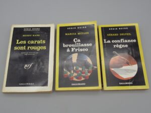 3 romans série noire n°712, 2251, 2255 - Gallimard