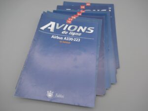 14 fascicules collection Avions de ligne - Editions Fabbri
