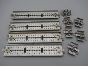 Système 3 rails Voie M - 10 Rail droit 18 cm 2.2 cm - Märklin