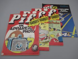 4 magazine Pif Gadget n°1404, 1430, 1437, 1694