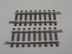 2 rails droits 7.3 cm 1 coupure mailchort - HOrnby acH0