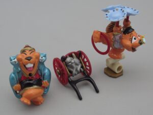 3 castors chinois - Siam Wâ, Tâ Xî, Ma Jongle - Kinder 2000