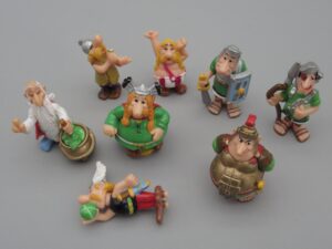 Astérix et les Romains - 8 figurines - Kinder Monoblocs 2003
