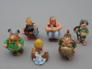 Astérix et les Romains - 6 figurines - Kinder Monoblocs 2003