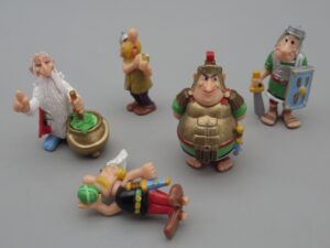 Astérix et les Romains - 5 figurines - Kinder Monoblocs 2003