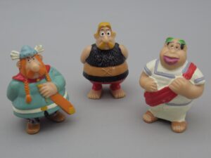 Astérix en Amérique - 3 figurines - Kinder 1997