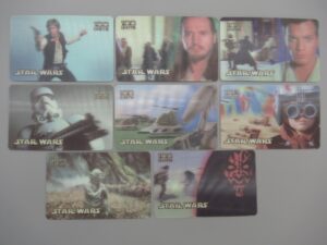 8 télécartes Star Wars - Intelcom Italia
