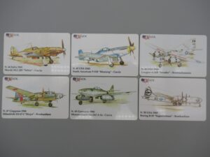 6 télécartes sur l'aviation n°44 à 50 - ATW