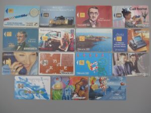 15 télécartes 120 unités - France Telecom
