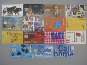 15 télécartes 50 unités - France Telecom