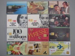 12 télécartes 50 unités - France Telecom