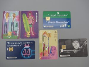 6 télécartes 50 unités - France Telecom