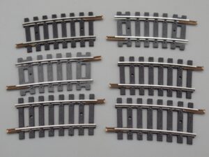 6 rails courbes R=360 9° - Lima N3032