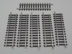 6 rails droits 10.45 cm - Jouef 475/3