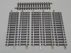 6 rails droits 10.9 cm - Jouef 475/2