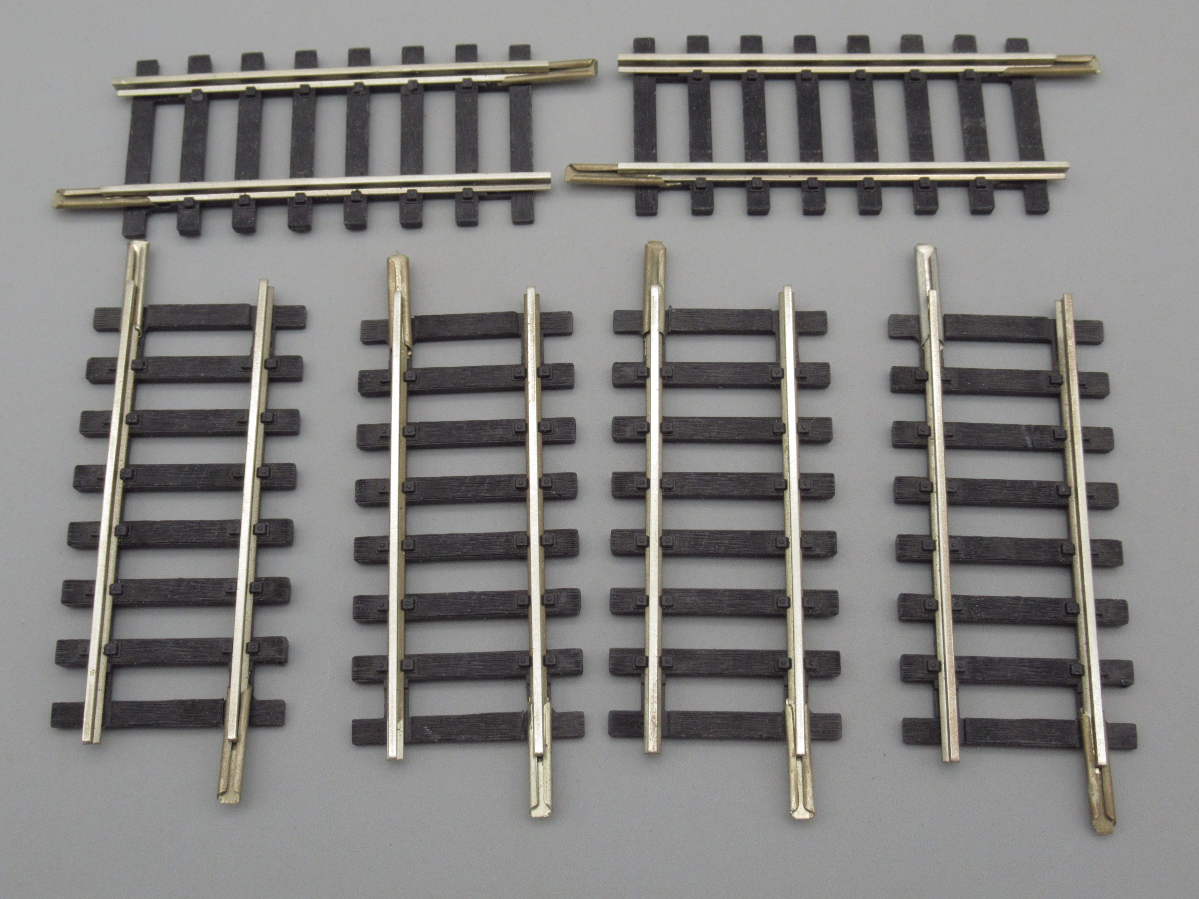 6 rails droits 6.2 cm mailchort - Roco NS 4418 MS 4419