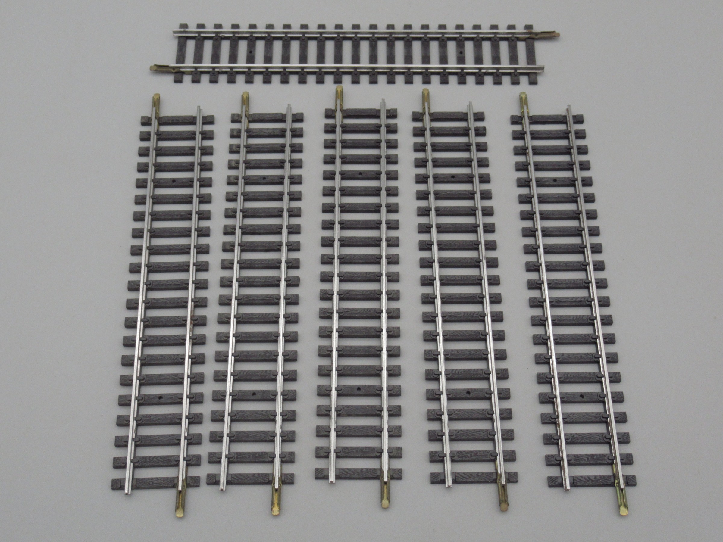 6 rails droits 15.3 cm - Jouef