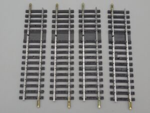 4 rails droits 12.35 cm d'alimentation 1 coupure - Jouef 475/2 A