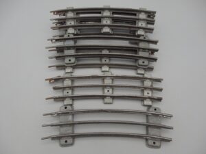Système 3 rails - 7 courbes R=580 18° - JEP