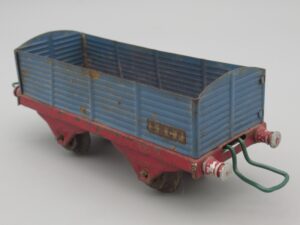 Wagon tombereau bleu et rouge SNCF - Série Hornby Meccano Paris