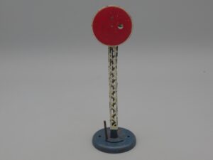 Sémaphore disque rouge et lanterne - Hornby Meccano