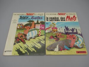 2 BD Astérix - Le combat des chefs et les Goths