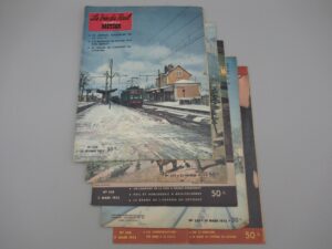5 revues La Vie du Rail n°336 à 340 - 1952