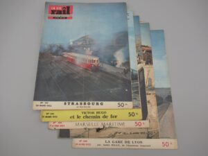 5 revues La Vie du Rail n°341,342, 344, 345, 346 - 1952