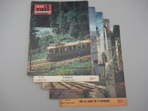5 revues La Vie du Rail n°357 à 361 - 1952