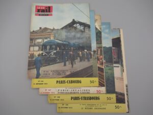 5 revues La Vie du Rail n°362, 364, 367, 368, 369 - 1952
