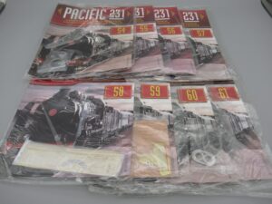 Maquette 1/32e - Locomotive Pacific 231 - Altaya n°54 à 61