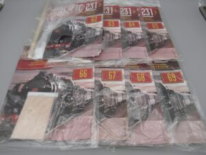 Maquette 1/32e - Locomotive Pacific 231 - Altaya n°62 à 69